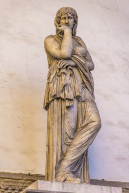 Heykel Sabine kadında Loggia dei Lanzi, Florence, İtalya