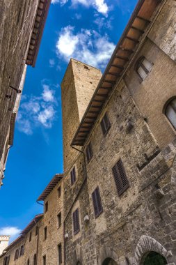 Görüntülemek, eski şehir, San Gimignano Toskana, İtalya.