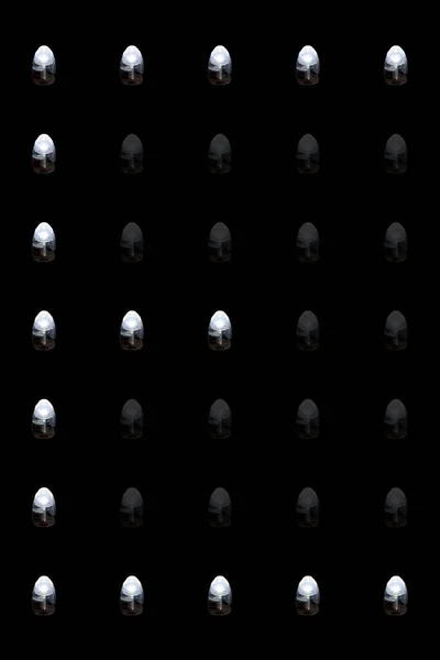 Parlak Led Işık Harfinin Closeup — Stok fotoğraf