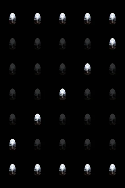 明るい Led ライト文字 のクローズ アップ — ストック写真