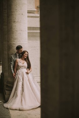 Genç düğün iki sonra Vatikan, Roma, İtalya