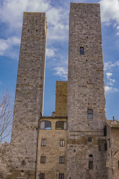 Blick Auf Die Altstadt Von San Gimignano Der Toskana Italien — Stockfoto
