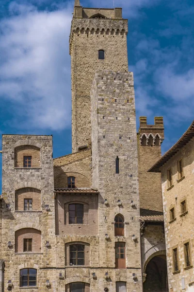 Görüntülemek Eski Şehir San Gimignano Toskana Talya — Stok fotoğraf