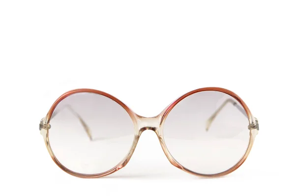 Vintage Óculos Sol Isolado Fundo Branco — Fotografia de Stock