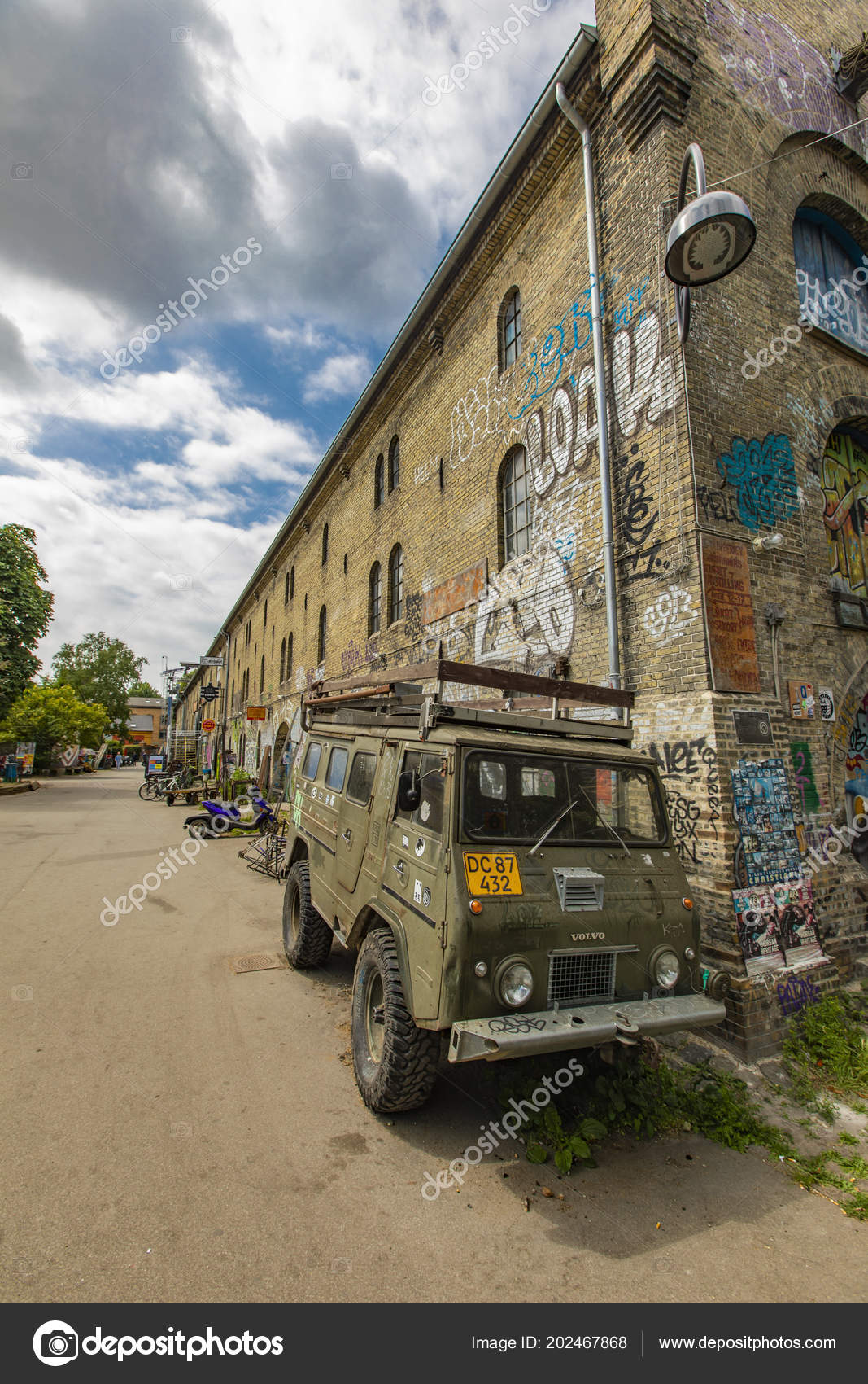 Copenhagen Denmark June 2018 Detail Freetown Christiania Copenhagen Denmark Christiania Stock Editorial Photo C Boggy22 202467868