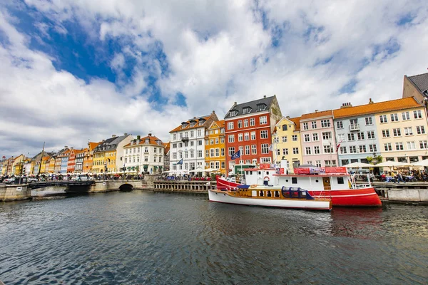 Copenhagen Dinamarca Junho 2018 Detalhe Nyhavn Copenhague Dinamarca Nyhavn Distrito — Fotografia de Stock