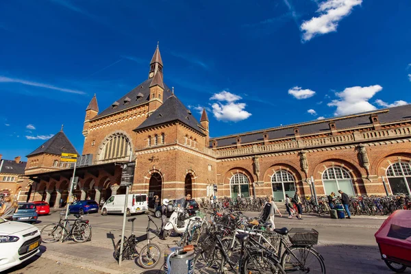 Copenhagen Dinamarca Junho 2018 Detalhe Estação Central Copenhague Dinamarca Este — Fotografia de Stock