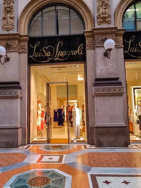 Mailand Italien Apil 2017 Detail Von Luisa Spagnoli Shop Milan — Stockfoto