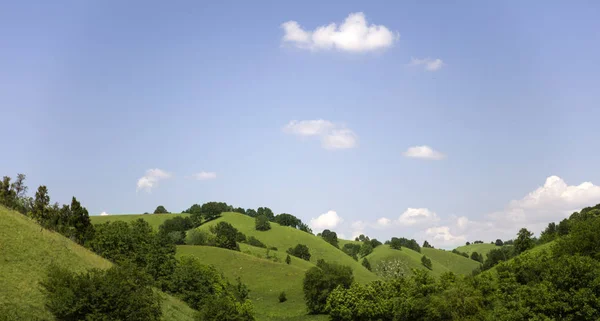 Vista Sulle Colline Zagajica Vojvodina Serbia — Foto Stock