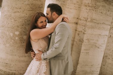 Genç düğün iki sonra Vatikan, Roma, İtalya