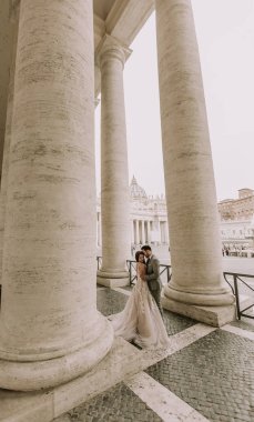 Genç düğün iki sonra Vatikan, Roma, İtalya
