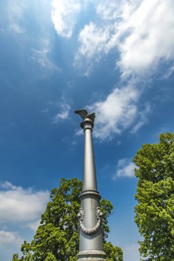 Polonya özgürlük ayağı Rapperswil şatoda İsviçre'de görüntülemek