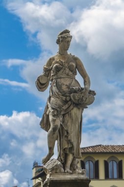 Statua della Primavera Pietro Francavilla 1608 Ponte Santa Trinita Floransa, İtalya, üzerinden tarafından