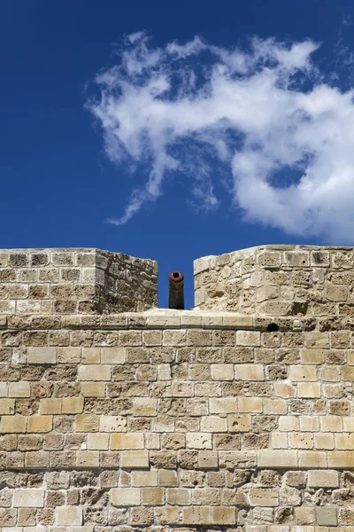 Larnaka Kalesi Kıbrıs Eski Taş Duvar — Stok fotoğraf
