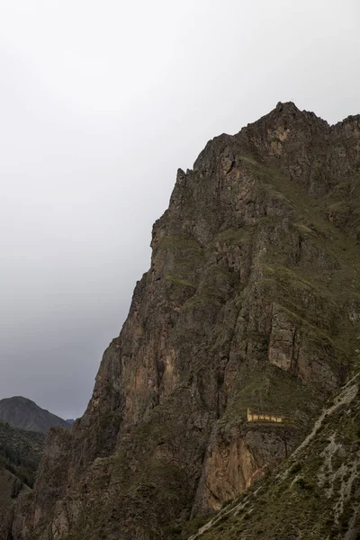 Vista Colosal Santuario Ollantaytambo Perú —  Fotos de Stock