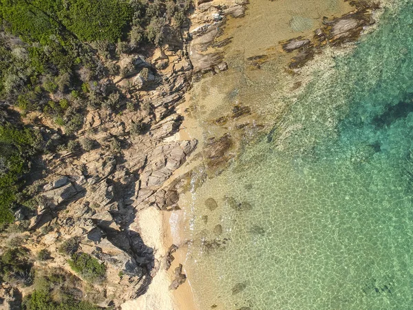 Letecký Pohled Nea Roda Chalkidiki Řecko — Stock fotografie