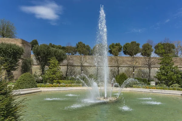 Zobacz Fontana San Prospero Siena Włochy — Zdjęcie stockowe