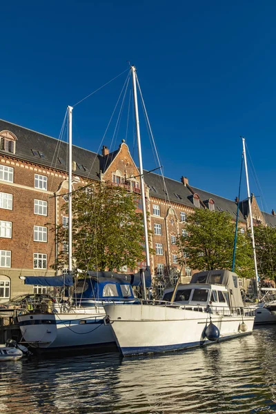 Boats Canal Copenhagen Denmark — Stock Photo, Image