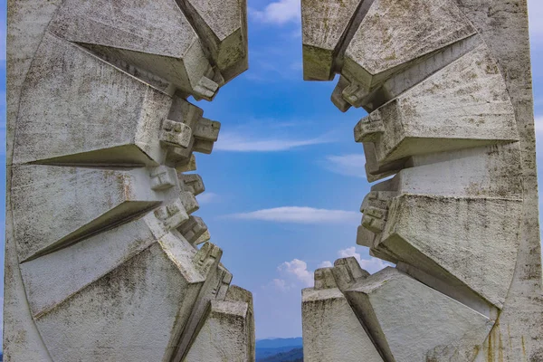 Weltkriegs Zwei Kämpfer Arbeiter Bataillon Denkmal Auf Kadinjaca Serbien — Stockfoto