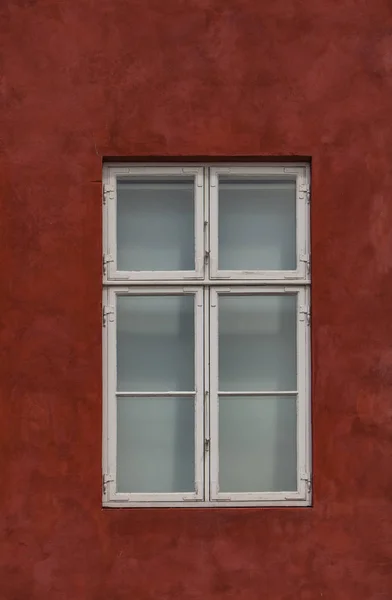 Fenêtre Sur Façade Colorée Port Nyhavn Copenhague Danemark — Photo