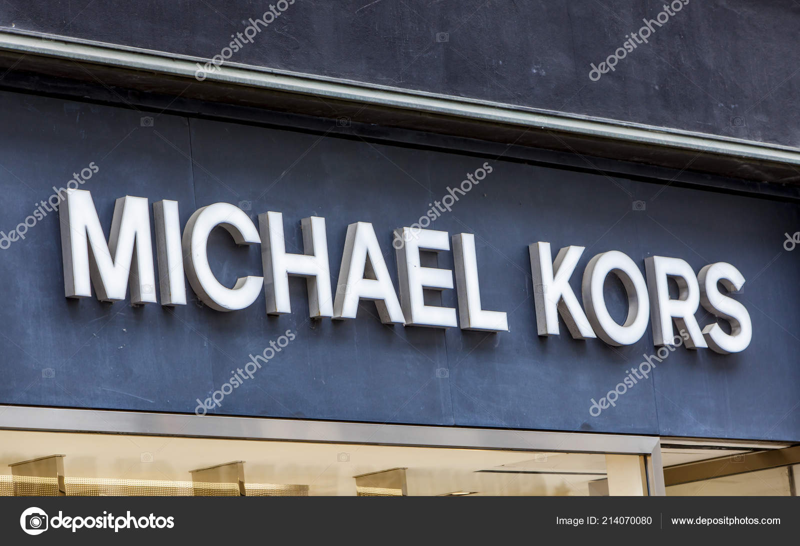 Copenhagen Denmark June 2018 View Michael Kors Shop Copenhagen