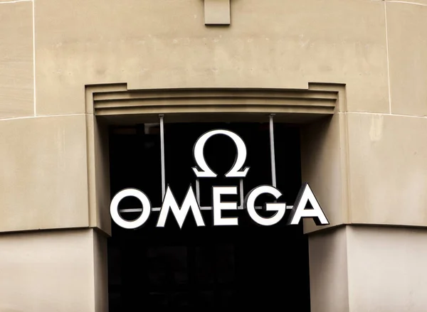 Цюрих Швейцария Мая 2018 Года Магазин Omega Цюрихе Швейцария Omega — стоковое фото