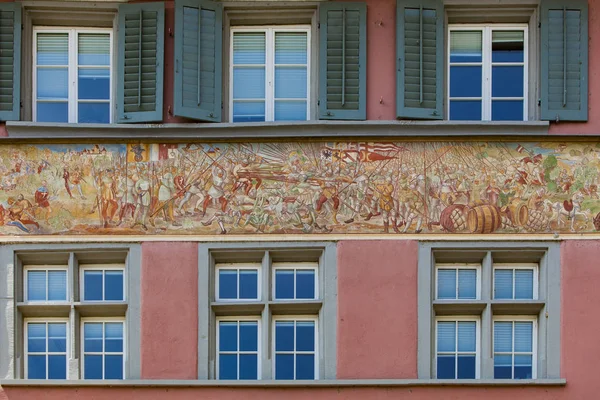 Rapperswil Switzerland May 2018 Detail Decorative Facade Rapperswil Switzerland Rapperswil — Stock Photo, Image