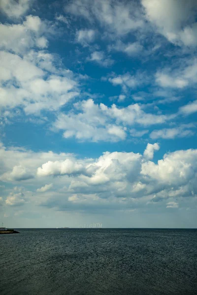 Horizonte Mar Báltico Por Dia — Fotografia de Stock