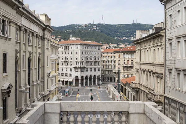 Trieste Italy Июля 2018 Года Вид Улицу Триест Италия Триест — стоковое фото