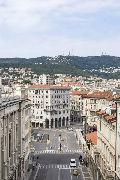 Trieste Italien Juli 2018 Visa Gatan Trieste Italien Trieste Huvudstad — Stockfoto