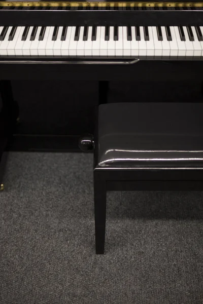 Крупним Планом Деталі Піаніно Сидіння — стокове фото