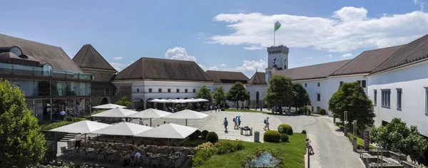 Ljubljana Eslovénia Junho 2018 Detil Castelo Liubliana Eslovênia Marco Chave — Fotografia de Stock