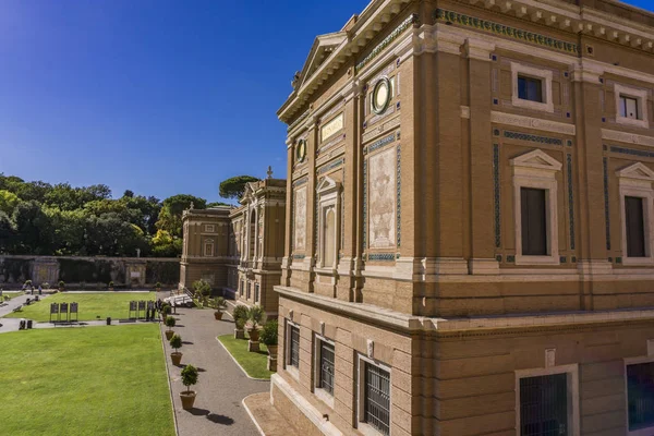 梵蒂冈 2018年9月25日 梵蒂冈博物馆的细节 它是世界上最大的博物馆建筑群 拥有超过1000家博物馆和画廊 — 图库照片