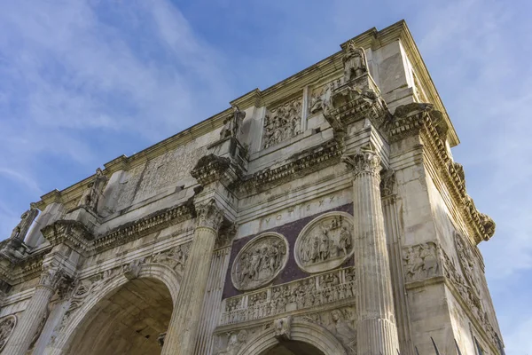 Detail Des Konstantinbogens Rom Italien — Stockfoto