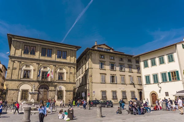 Florence Italië April 2018 Niet Geïdentificeerde Mensen Straat Van Florence — Stockfoto