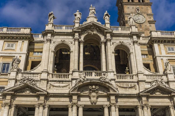 Détail Église Santa Maria Maggiore Rome Italie — Photo