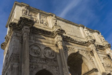 Ayrıntı Arch Konstantin Roma, İtalya