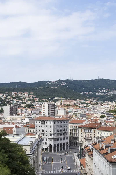 Trieste Włochy Lipca 2018 Widok Ulicy Trieste Włochy Triest Miasto — Zdjęcie stockowe