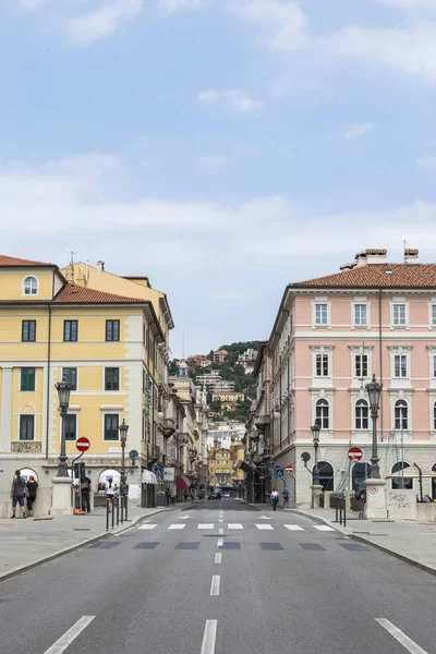 Trieste Italy July 2018 View Street Trieste Italy Trieste Capital — Stock Photo, Image