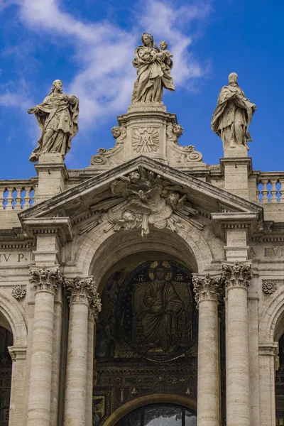 Ayrıntı Church Santa Maria Maggiore Roma Talya — Stok fotoğraf
