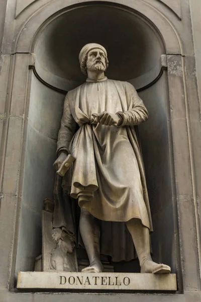 Bekijken Van Donatello Monument Florence Italië — Stockfoto