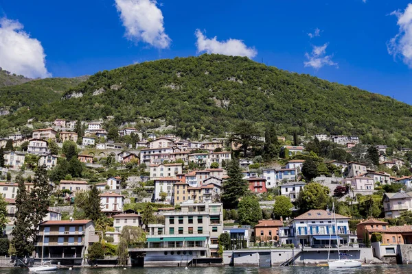 Vista Lago Ciudad Moltrasio Lago Como Italia —  Fotos de Stock