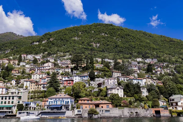 Lakeside View Town Moltrasio Lake Como Italy — Stock Photo, Image