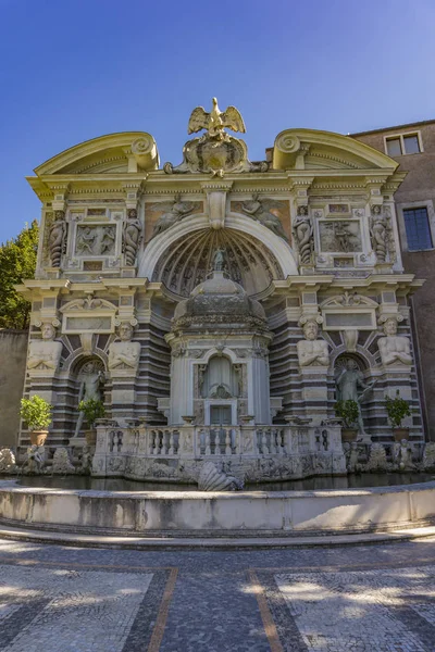 Vista Fuente Del Órgano Villa Este Tivoli Italia —  Fotos de Stock