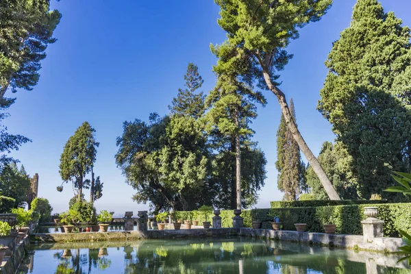 Dettaglio Villa Este Tivoli Italy — Foto Stock