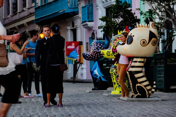 Havana Kuba November 2015 Xico Skulpturen Auf Dem Platz Von — Stockfoto