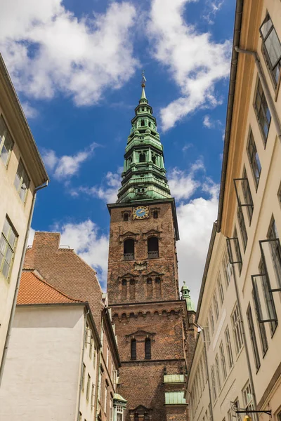 Detalhe Antiga Igreja São Nicolau Copenhzagen Dinamarca — Fotografia de Stock