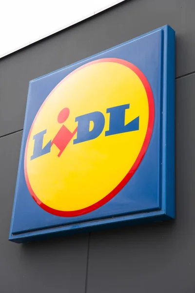 ハノーバー ドイツのハノーバー ドイツ 2018 詳細の Lidl Lidl 1930年で設立されたドイツのグローバル割引スーパー マーケット チェーンです — ストック写真
