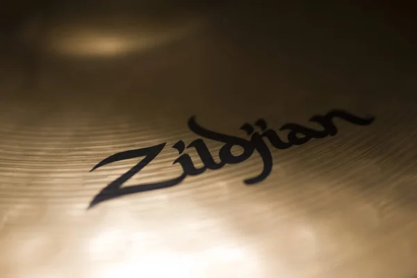 Belgrade Serbia July 2018 Detail Zildjian Cymbal Belgrade Serbia Avedis — Stock Photo, Image