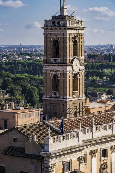 Vista Aérea Palazzo Senatorio Roma Itália — Fotografia de Stock